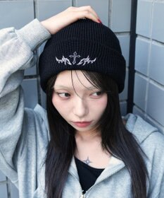 WEGO 【ユニセックス着用ITEM】ロゴショートビーニー