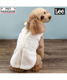 PET PARADISE Lee ジップボア ベスト ホワイト 小型犬