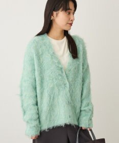 CRAFT STANDARD BOUTIQUE カール起毛モヘアライクVネックニットカーディガン