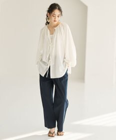 #Newans 2WAYシアーボレロブラウス