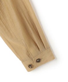 23区 【先行予約】リネンミックスシアースラブ ミリタリージャケット