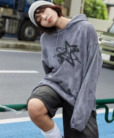 WEGO 【ユニセックス着用ITEM】スノーダイグラフィックビッグパーカー