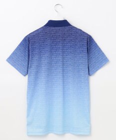 23区GOLF 【MEN】【UVケア/吸水速乾】グラデーションロゴ 半袖ポロシャツ