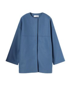 Green Parks 洗えるノーカラーショートコート