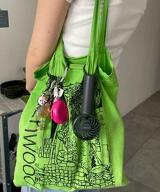 WEGO 【冷却/携帯扇風機/熱中症対策】カラビナ付ハンディファン