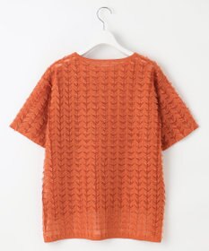 自由区 S 【セットアップ対応・洗える】シアーカットジャカード ニット