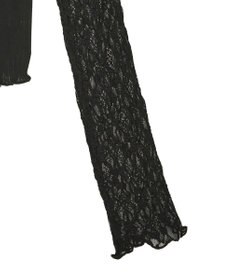 earth music&ecology レース×アイレットプルオ－バー