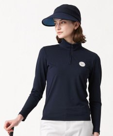 23区GOLF 【WOMEN】ソフトクール ハーフジップ