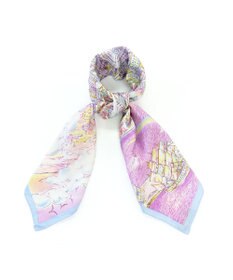 Marca 【伝統横濱スカーフ】YOKOHAMA MINATOMIRAI  大判 シルクツイル スカーフ