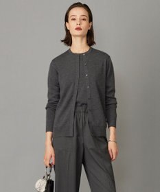 ICB 【洗える】エクストラファインメリノ カーディガン