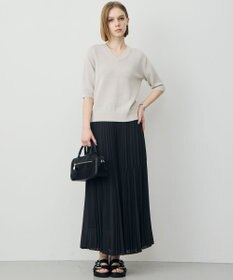 ICB L ライトジョーゼットプリーツ スカート