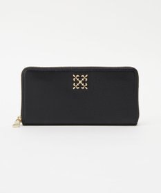 russet モノグラムプレートラウンドジップウォレット(SO-372)