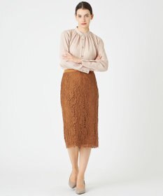 BEIGE， CAMELLIA / Iラインスカート