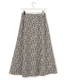 J.PRESS YORK STREET 【WOMEN】フラワープリント フレアスカート