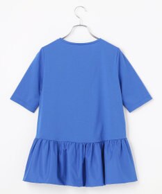 #Newans 【撥水・吸水速乾】コンビネーションペプラムチュニックカットソー