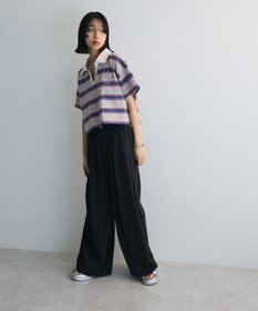 Green Parks エムブレム刺繍ショートボーダーカットソー