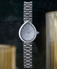 CITIZEN 【電池交換不要】ドロップ形状のジュエリーライクウオッチ EM1200-55A シルバー