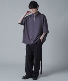 WEGO ドロストスーパーBIGハーフジップT（S）