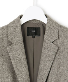 23区 【洗える】ウールライクカルゼ テーラード ジャケット