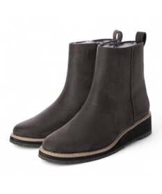 MODE ET JACOMO <carino>【レイン・スノー対応】ウエッジヒールショートブーツ