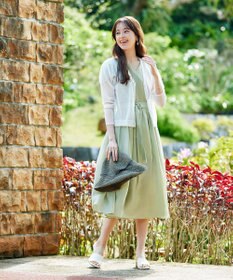 Tiaclasse シアーショートカーディガン