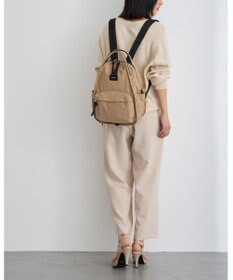 MioFIRANO はっ水軽量ナイロンオーバルハンドルリュック　FIRANO フィラノ