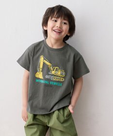 ANY KIDS 車プリント 半袖Tシャツ