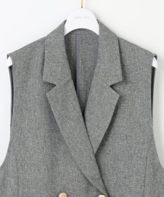ANY SIS 【洗える】ツイード ジレ