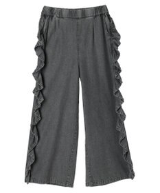 Green Parks ■ＥＳＣＡＲ　デニムサイドラッフルパンツ