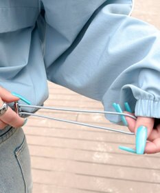 WEGO 【日焼け対策/セットアップ対応】ラッシュガードラインアノラックパーカー