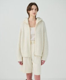 GRACE CONTINENTAL スパンコールニットブルゾン