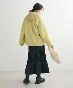 Green Parks チンツ加工シャーリングスカート