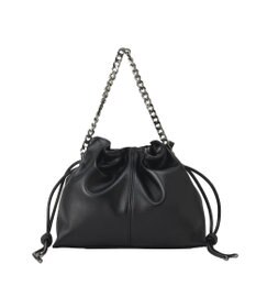 YECCA VECCA 2wayチェーンギャザーバッグ