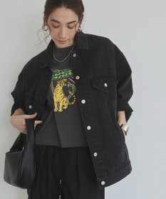 WEGO 【ANGIE VINTAGE】ビッグシルエットデニムジャケット / オーバーサイズGジャン