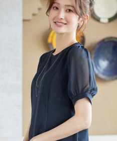 Tiaclasse 【サラごこち】ソフトペプラムカットソー