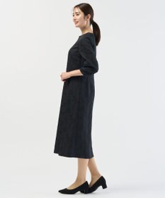 J.PRESS LADIES S ボタニカルジャガード ワンピース