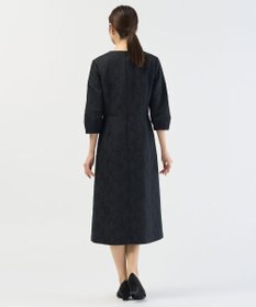 J.PRESS LADIES S ボタニカルジャガード ワンピース