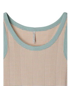 AMERICAN HOLIC 針抜きテレコボーダータンクトップ