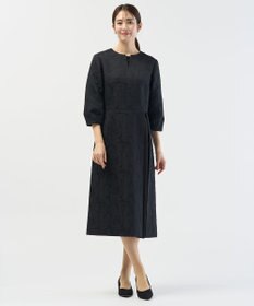 J.PRESS LADIES S ボタニカルジャガード ワンピース