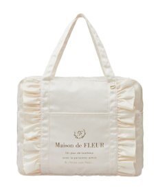 Maison de FLEUR EC限定サテンフリルキャリーオンバッグ