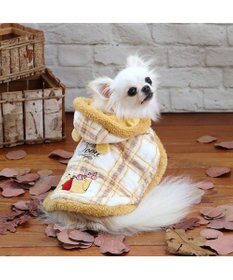 PET PARADISE ディズニー くまのプーさん ポンチョ 《チェック柄》 小型犬