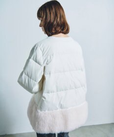 GRACE CONTINENTAL ボアコンビダウンジャケット