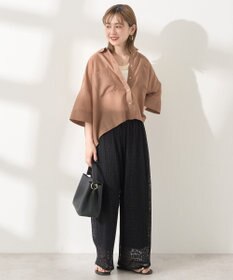 AMERICAN HOLIC プリーツレースパンツ