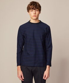 JOSEPH ABBOUD 【オーガニックコットン使用】インレーボーダー Tシャツ