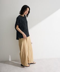 Green Parks リブドッキングブラウス
