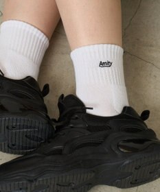 WEGO Amity刺繍アンクルパイルソックス