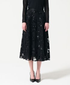 GRACE CONTINENTAL サテンコードスカート