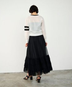 GRACE CONTINENTAL ラインVネックニットカーディガン