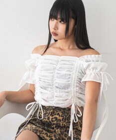 WEGO 2WAYドロストブラウス