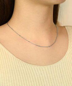 blancotokyo 【金属アレルギー対応】ボールチェーンネックレス Astra